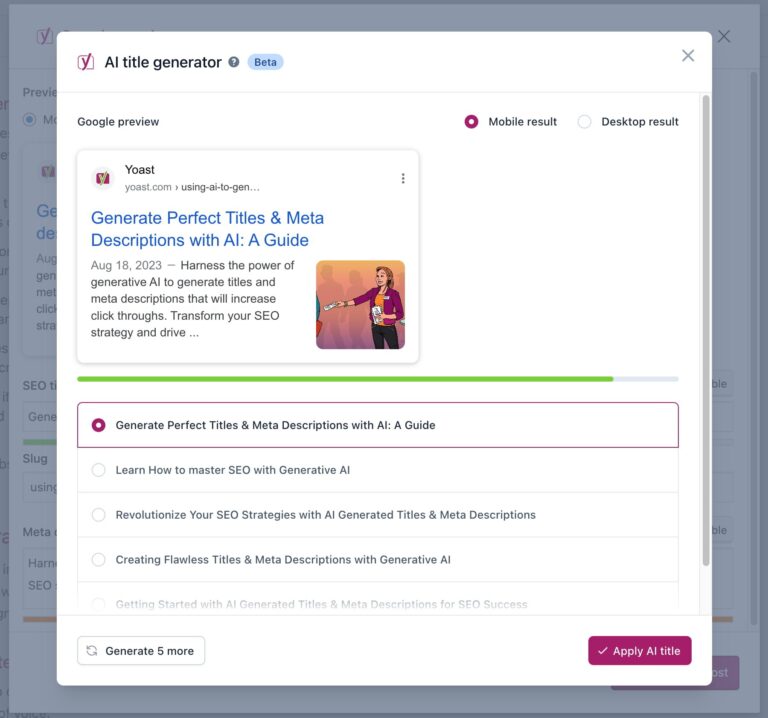 AI-Powered SEO: Optimizing Titles & Metas