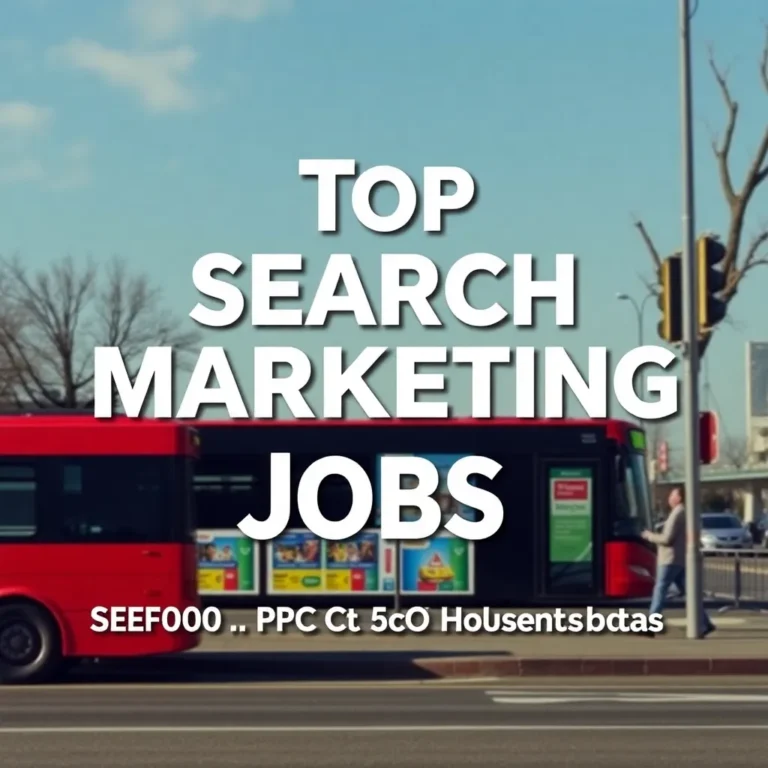 Top Search Marketing Jobs: SEO, PPC & Digital Openings