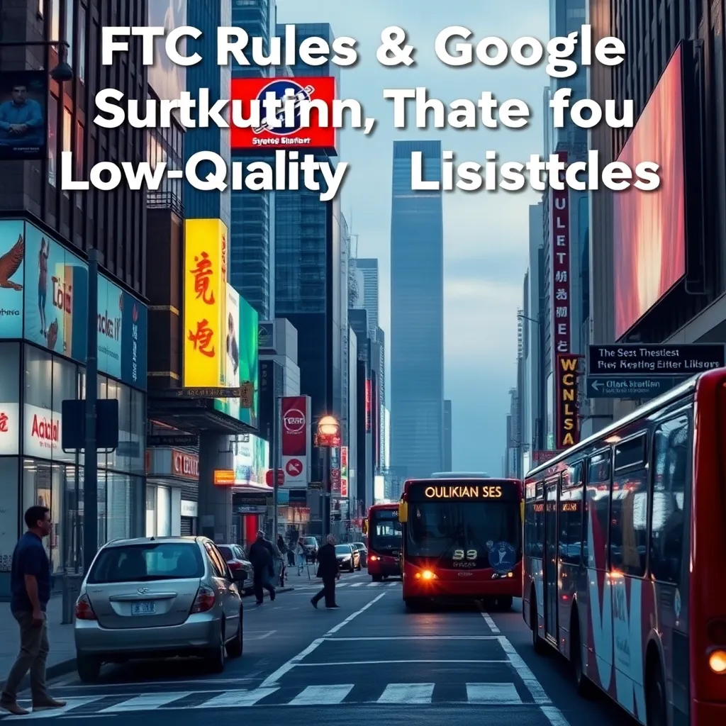 FTC Rules & Google Scrutiny Threaten Low-Quality Listicles
