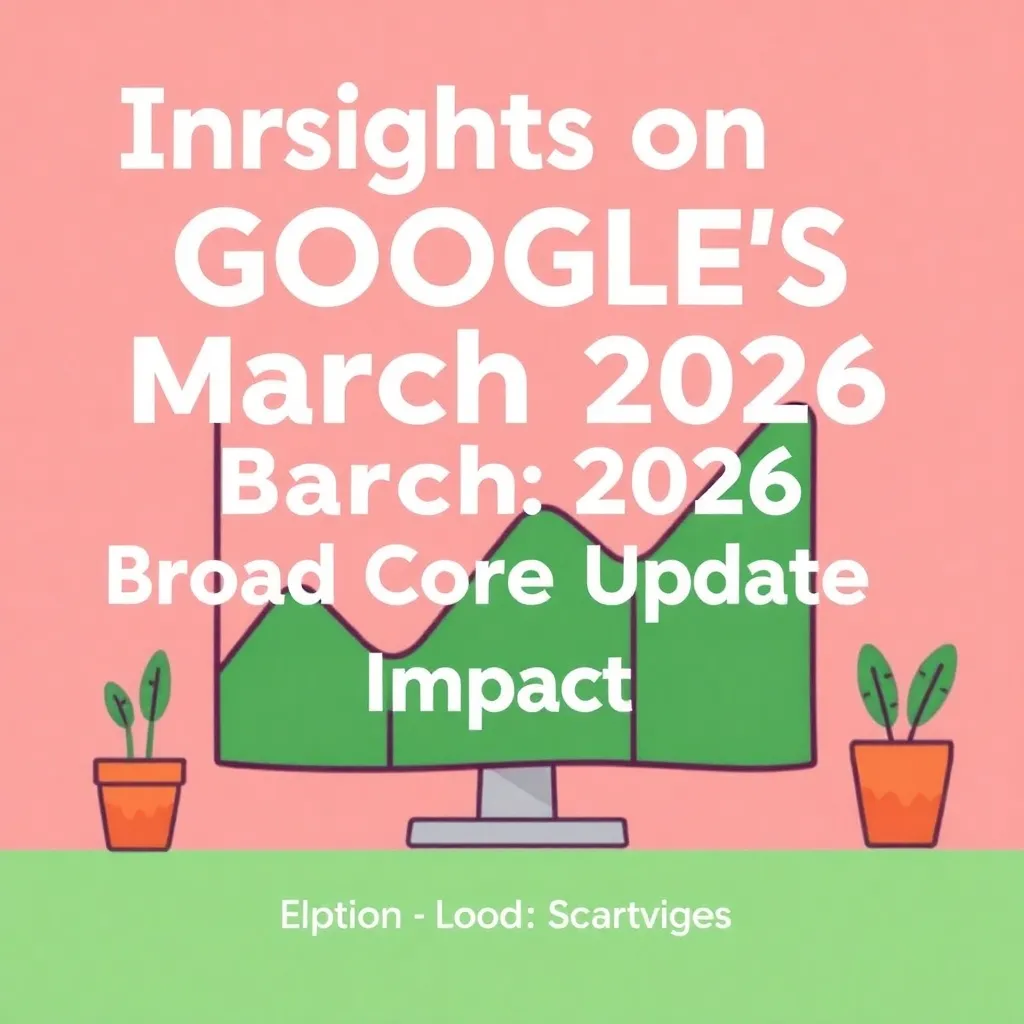 INSIGHTS ON GOOGLE'S MARCH 2026 BROAD CORE UPDATE IMPACT