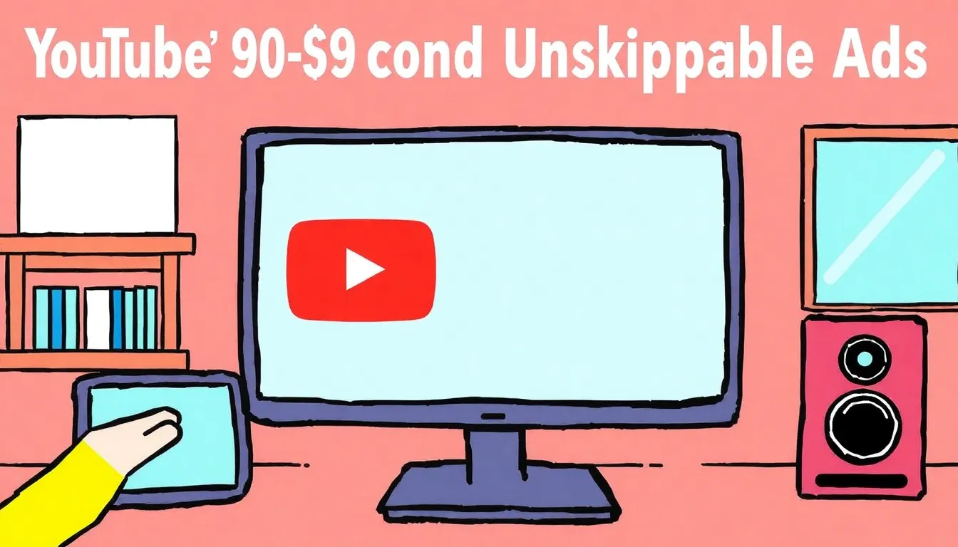 YOUTUBE'S 90-SECOND UNSKIPPABLE ADS: A SHIFT IN ADVERTISING